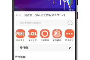 PHP觅音游戏点单陪玩开黑在线租号源码